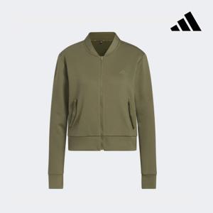아디다스골프 여성 니트 봄버 자켓 카키 HT1231