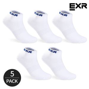 EXR 남성 스탠다드 로고포인트 스니커즈 5P_WHBL