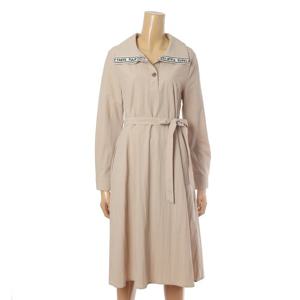 [페이지플린]카라 테이핑 배색 벨티드 원피스 (F4AOP009)