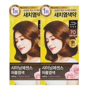 [미쟝센]미쟝센 샤이닝에센스 7O 오렌지갈색 x2 /염색약