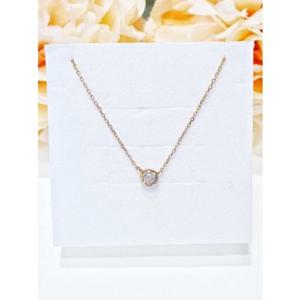 미니골드 14K 페이버 목걸이 NTRM4032