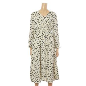 [페이지플린]브이넥 밴딩 플라워 쉬폰 원피스 (F4AOP006)