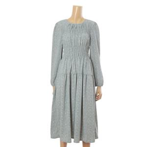 [페이지플린]플라워 셔링 쉬폰 원피스 (F4AOP014)