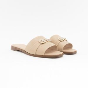 페라가모 간치니 플랫 슬라이드 BEIGE 01E565 758085
