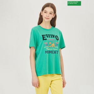 베네통 킨더 티셔츠 BATS08341_GN