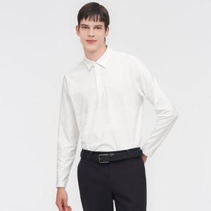 [링스] 남성 사선 자카드 포인트 티셔츠 L11D3TO302_WH