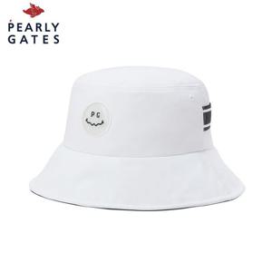 [파리게이츠] 파리게이츠 여성 스마일 레터링 테이프 버킷햇 521D3CP006_WH