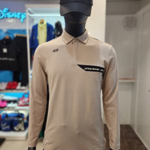 [디즈니골프]DN8MTS002 남성 가을 래터링 배색 카라 티셔츠