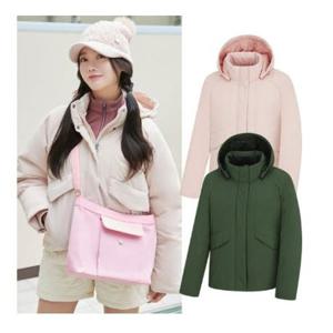 [콜핑]LD18 여성 겨울 크롭기장 RDS인증  덕다운자켓 KUJ6833W