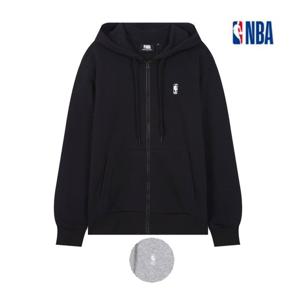 [엔비에이]남녀공용 후드 집업 점퍼 루즈핏 빅사이즈 간절기 무지 기본 (N159JT162P)