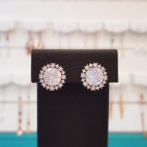 볼라레 세이브존01 다이아몬드귀걸이 투캐럿 은침 spe537