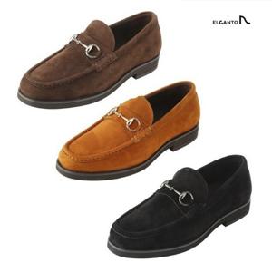 남성 홀스빗 장식 스웨이드 로퍼 LCMD22U439 (블랙,카멜,브라운)