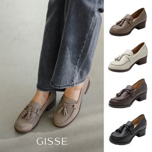 [지쎄공식몰] 천연가죽 여성수제화 테슬 로퍼 GIS-44262