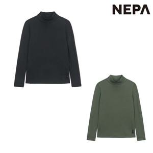 [네파]7K65361 여성 가을 간절기 등산 캠핑 목폴라 골지 하이넥 긴팔 티셔츠