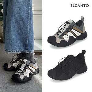 엘칸토 마쯔 여성 고프코어 메쉬 스니커즈 4cm LCWS21M439