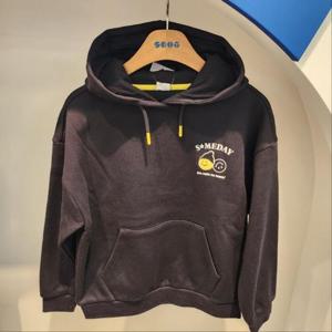 에스핏 HC23 기모 스마일 오버 후드 티셔츠 SJY711FKHT07