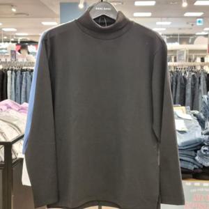 뱅뱅 HC21 뱅뱅가을겨울솔리드목폴라밑단트임티셔츠 NTK658