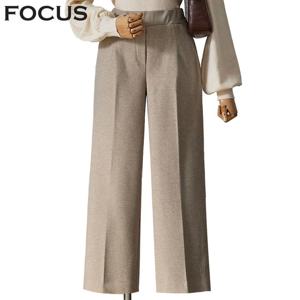 [포커스]9부 와이드 모직 팬츠_FW4J3PT3164