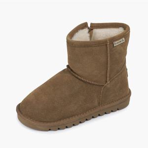 CHERIE KIDS 아동 양털부츠 겨울 양모 방한화 소가죽 어그부츠 K2907002QD-K