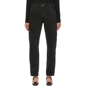 26 SS 에이골디 여성 블랙 라미 데님 진 241214F069039