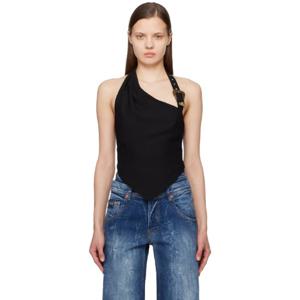 26 SS 베르사체진스꾸뛰르 여성 블랙 바로크 버클 탱크탑 241202F111018