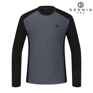 [DENNIS] 남성)융기모 퀼팅 집업티셔츠_NAPWMTS033