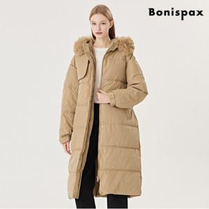 [보니스팍스]퍼 벨티드 패딩 점퍼 (XO4JJ025L0)