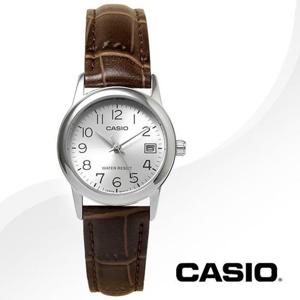 카시오 LTP-V002L-7B2 여성 가죽 시계