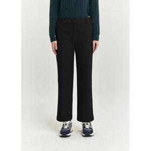 헤지스 여성 24FW 클리어런스기모세미와이드 블랙 치노 팬츠 HSPA4DC92BK