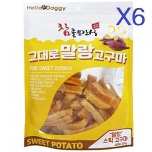참좋은간식 말랑고구마 250g 1박스 스틱 6개