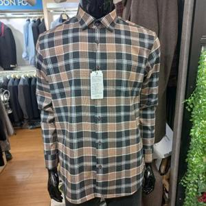 런던포그(계양) HL01 오렌지 패턴 체크셔츠 LLW3A553