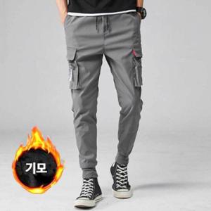 남자 기모 바지 면바지 조거 팬츠 건빵 카고 패션