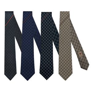 구찌 남성 넥타이 456522 GG패턴 4종