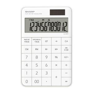 샤프 일반용계산기 EL-VM72 화이트 몽돌해변같은 또각또각한 키감