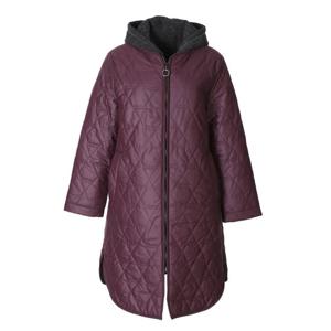 [몬테밀라노]니트후드 탈부착 퀄팅 롱코트 QK412C2626