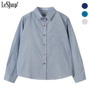 르샵  스프링 스트라이프 린넨 셔츠 (BP1BL014A)