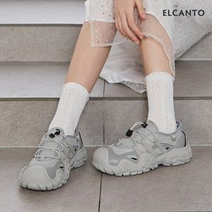 엘칸토 마쯔 여성 메쉬 스트링 캐주얼 스니커즈 4.5cm LCWC91M513