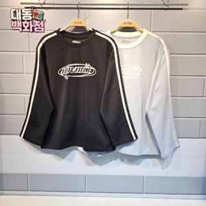 유솔대동백화점 DP01 테이핑 오버핏티셔츠 ULLA25S05