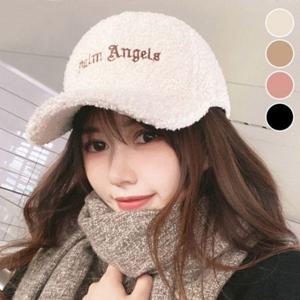겨울볼캡 방한모자 데일리 엔젤자수 뽀글이 보온 캐주