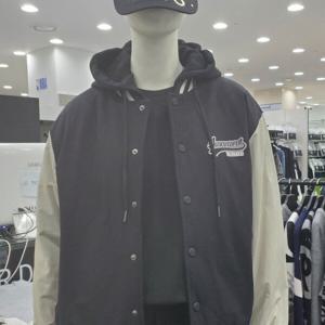 [써드케이](남녀공용)야구 패딩점퍼MP1JU016-블랙_CJ