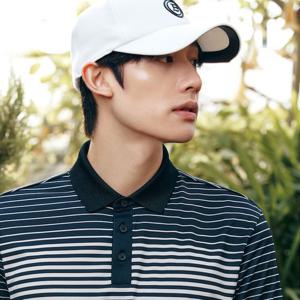 [빈폴골프ACC] (BE518BB031) 남성 폴리스판 기본 볼캡 - 화이트