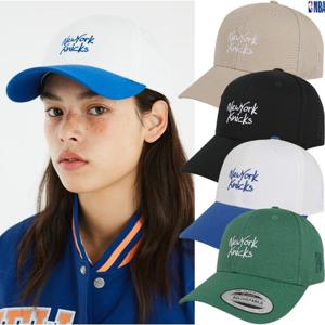 N245AP476P GR 남여공용 엔비에이 뉴욕닉스 레터링 자수 볼캡 모자