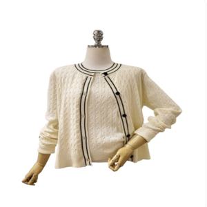 [포커스]케이블나시가디건세트  FS4A7ST0057