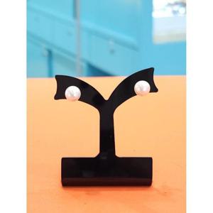 로뎀 세이브존05 천연 담수진주 은침 귀걸이(8mm)0 RRDF24020178