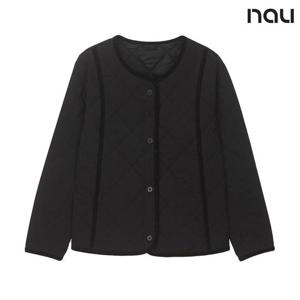 나우  (1NUPDW4504_BK) W코지퀼팅패딩가디건 BLACK