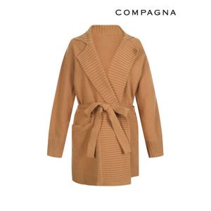 [꼼빠니아]브이 카라 니트 롱 가디건_CCCS0-WSC010