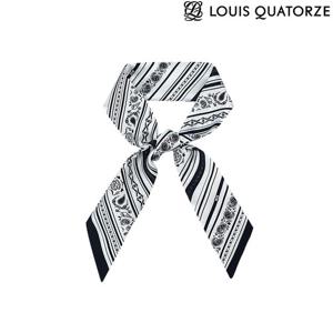 [루이까또즈(스카프)](2ESB962BL) 린트라 쁘띠 방도 실크 스카프 블랙