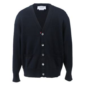 톰브라운 남성 사선 릴렉스핏 가디건 네이비 MKC581A Y3043 415