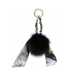 폭스폼폼 스카프키링 백참 폭스퍼 백참 AC018 (8COR) 참장식