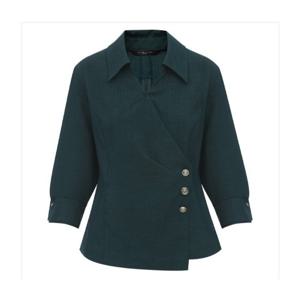 [미니멈]페플럼언발카라블라우스MZBGWB3930